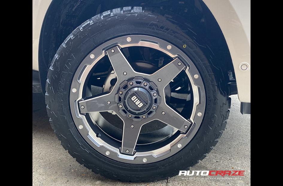 FORD RANGER GD04 GRAPHITE WITH MILLED ACCENTS